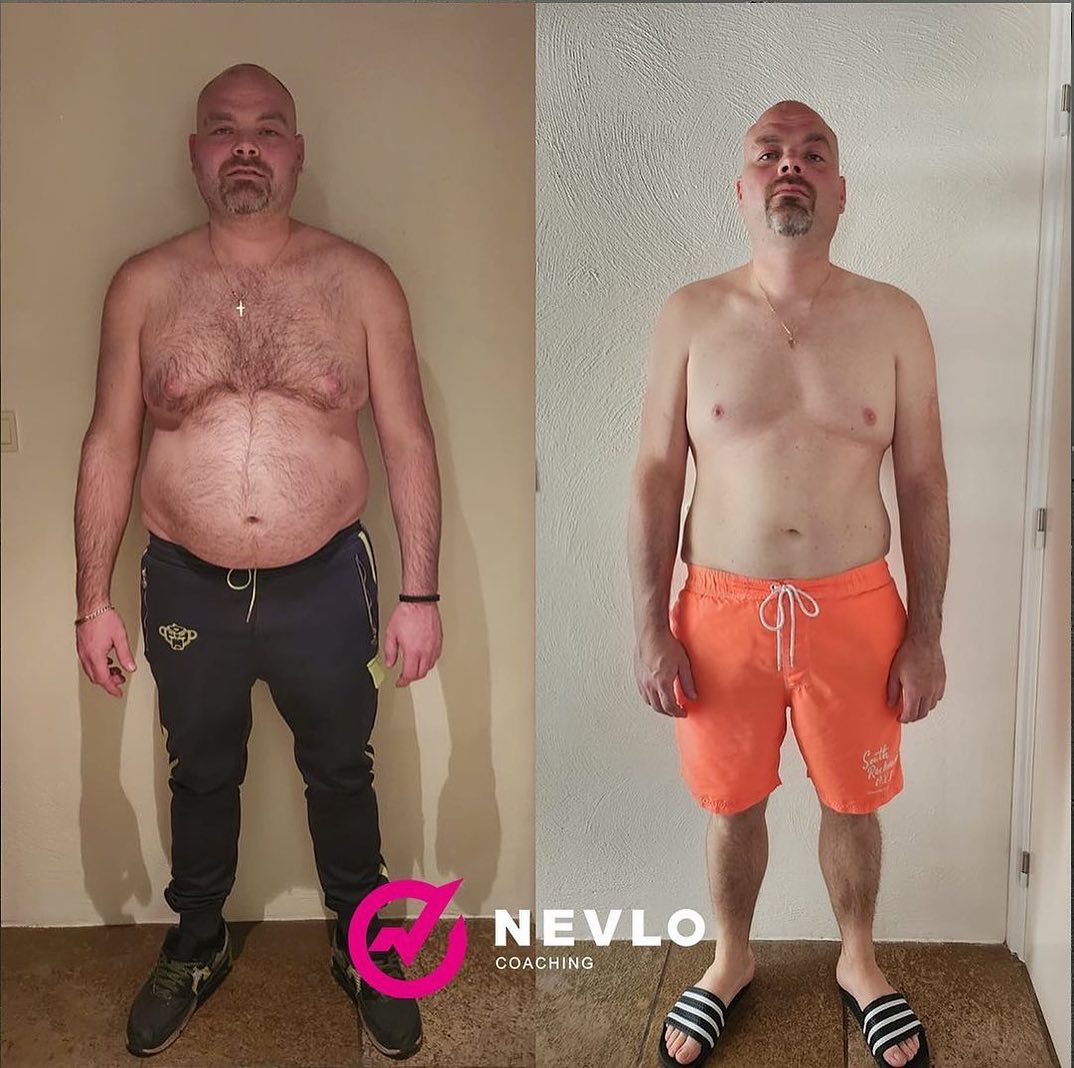 Transformatie resultaat van Danny, Vetverlies