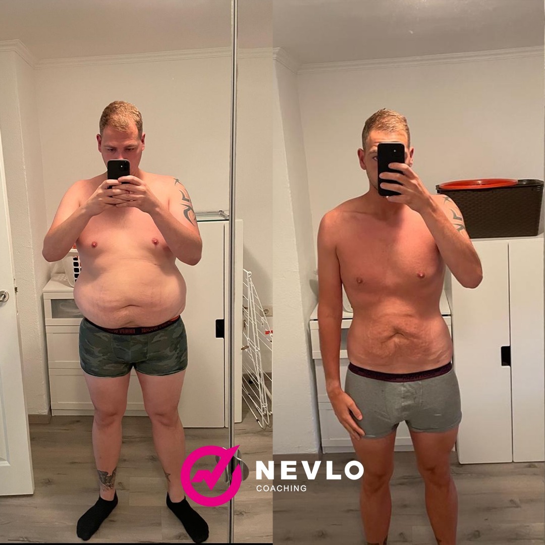 Transformatie resultaat van Bram Aarts, Vetverlies