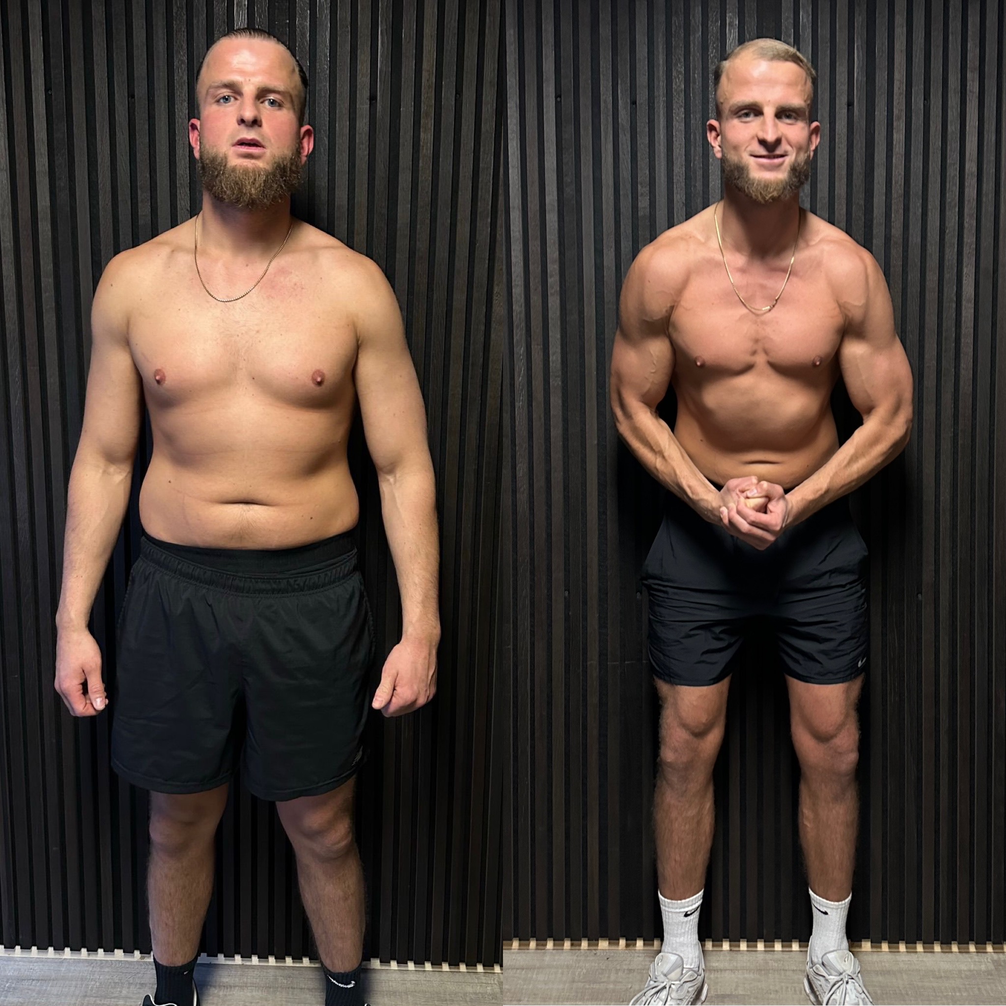 Transformatie resultaat van Chad, Vetverlies