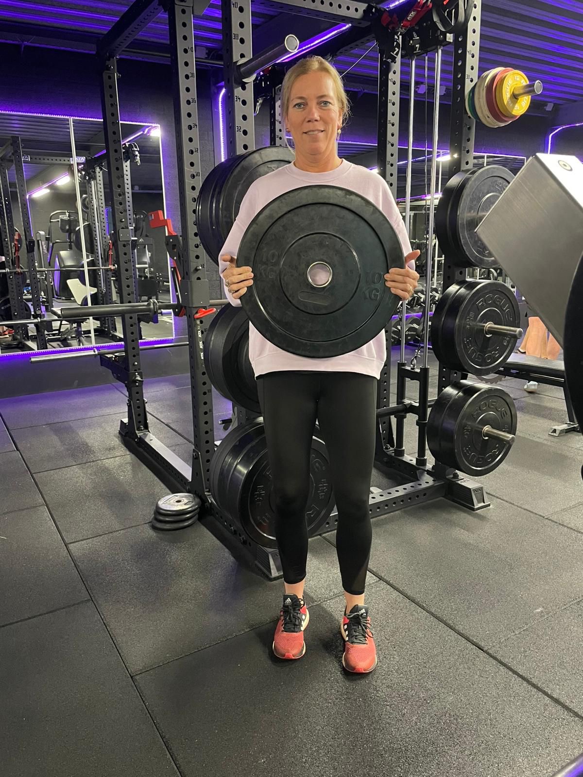 Transformatie resultaat van Jacqueline, Vetverlies