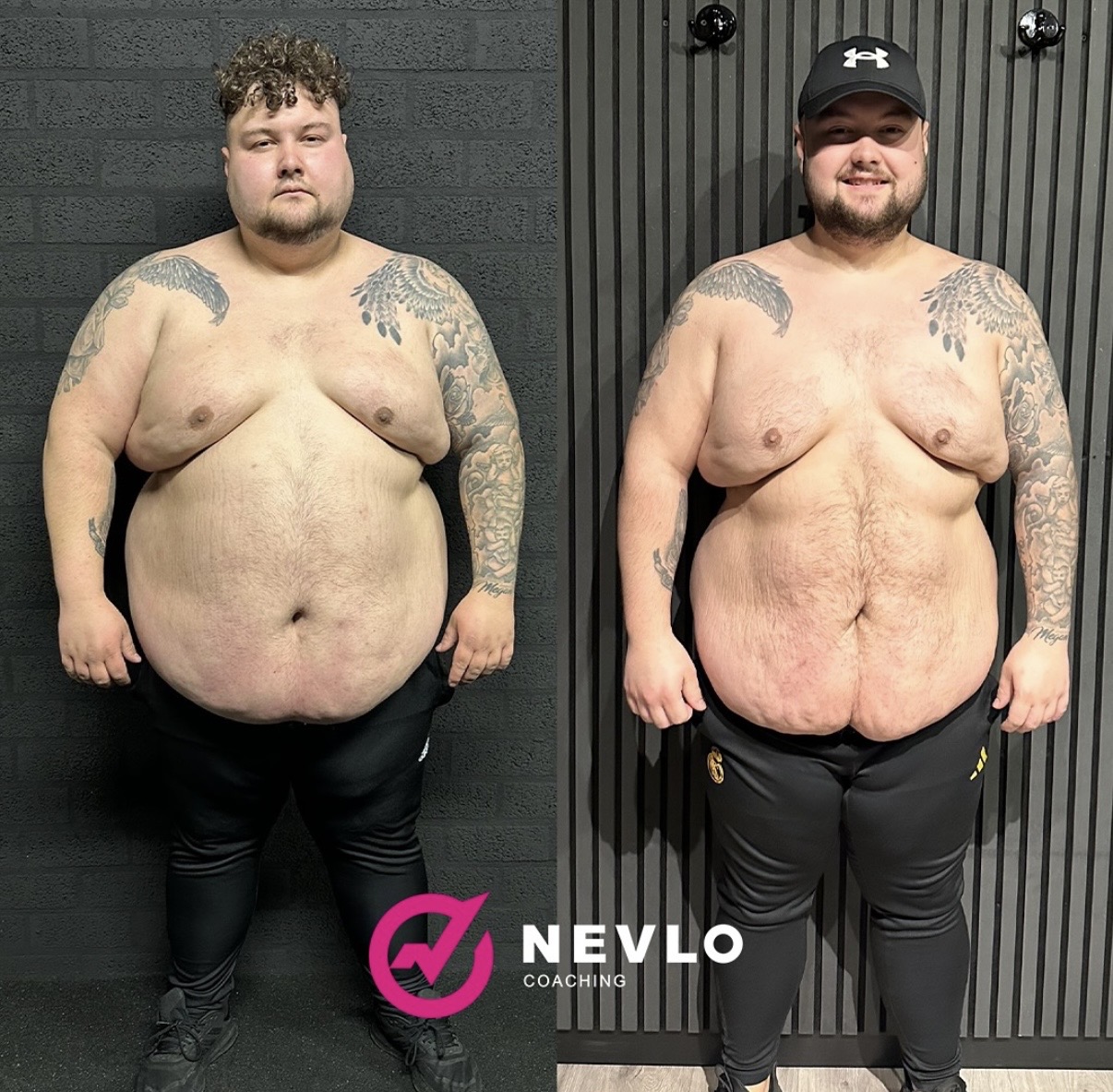 Transformatie resultaat van Jimmy — Vetverlies