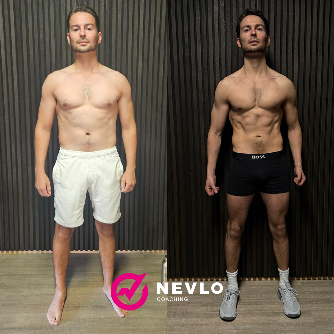 Transformatie resultaat van Arthur, Spier opbouwen