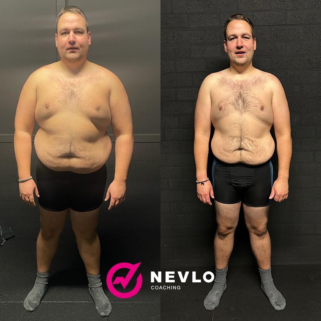 Transformatie resultaat van Roger, Vetverlies