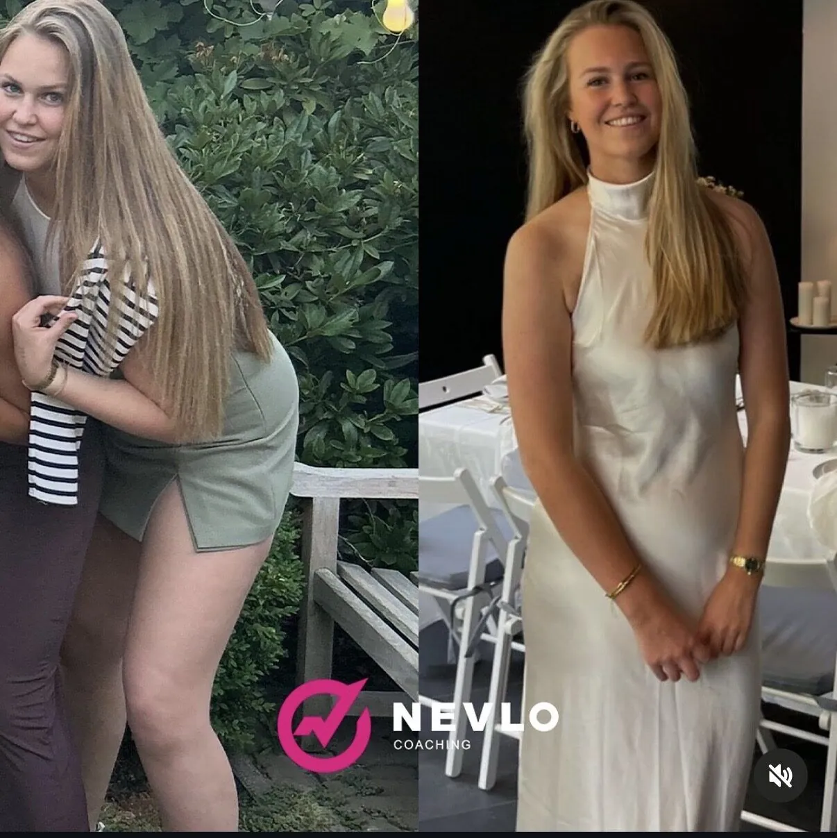 Transformatie resultaat van Louka — Vetverlies