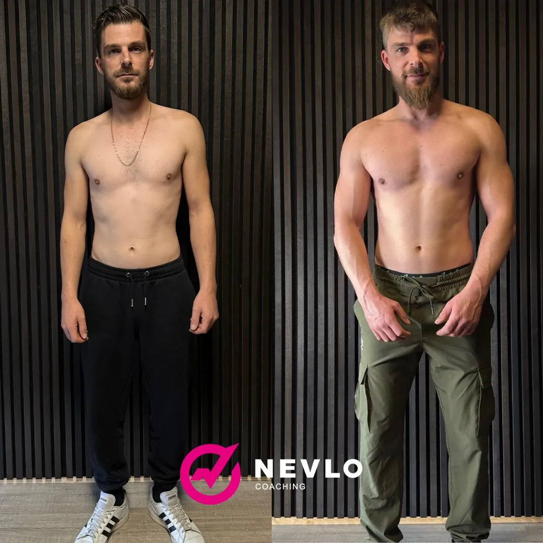 Transformatie resultaat van Shane — Spier opbouwen
